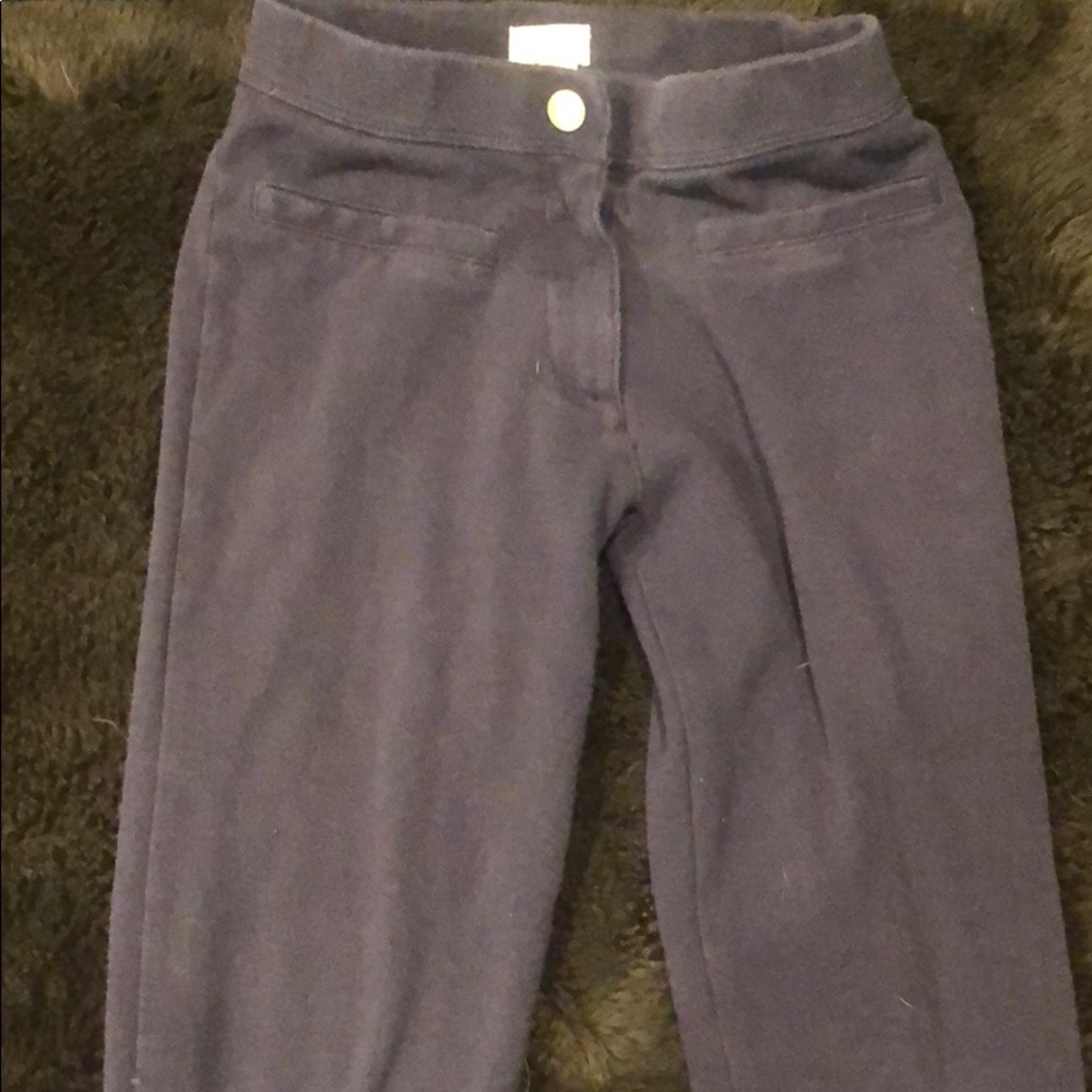 J crew crew cuts navy blue girl pants